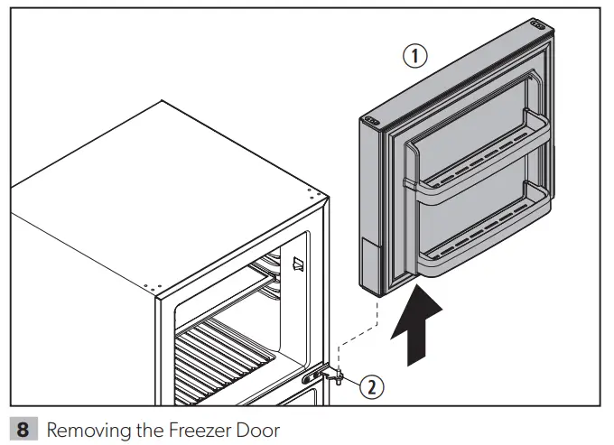 DOMETIC DMC4081 DMC Refrigerators - Freezer Door