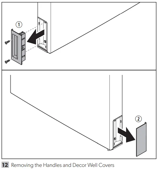 DOMETIC DMC4081 DMC Refrigerators - Handles
