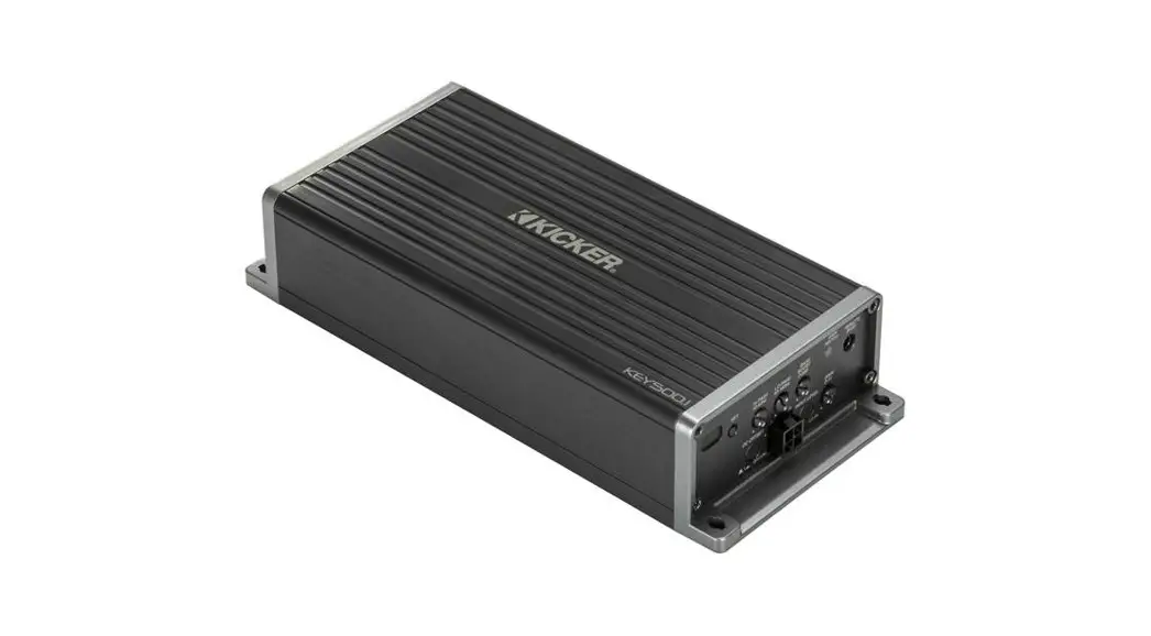 Kicker Key500.1 Mono Dsp Amplifier Owner's Manual