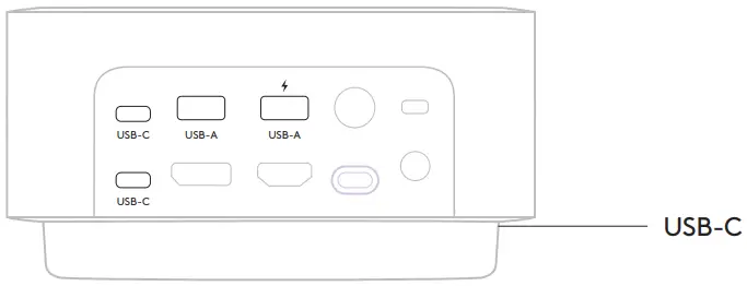 logitech Logi Dock All In One Docking Station - CONNECTING USB DEVICES