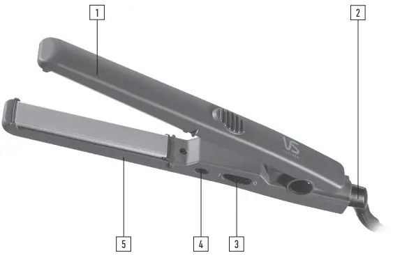 VS SASSOON VSS935A Pocket Rocket Straightener - AMAZING CHOICE!