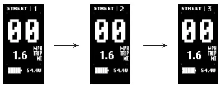 CYCMOTOR TOPOLOGY SW102 Mini Size 1.3 Inch OLED Display User Guide - Assist Level Operating