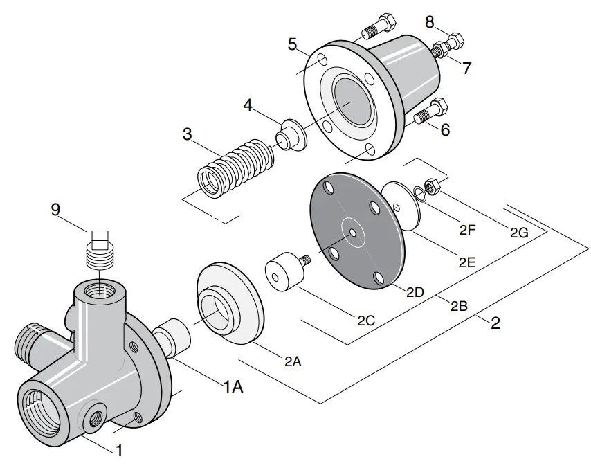 PENTAIR HMS-1FL Series Horizontal Multi Stage Jet Pumps - Repair Pa