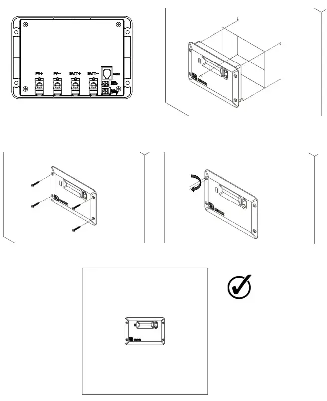 RENOGY ADVENTURER 30A PWM - Flush Mounting
