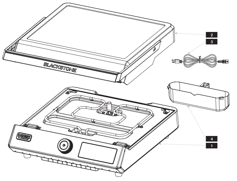 BLACKSTONE 8000 E Series 17 Electric Tabletop Griddle -FIG 3