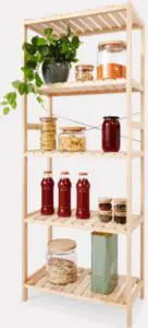 Kmart 42986195 5 Tier Wooden Shelving Set