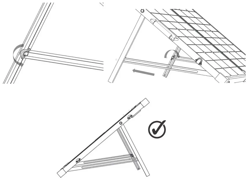 RENOGY Solar Suitcase-butterfly nut