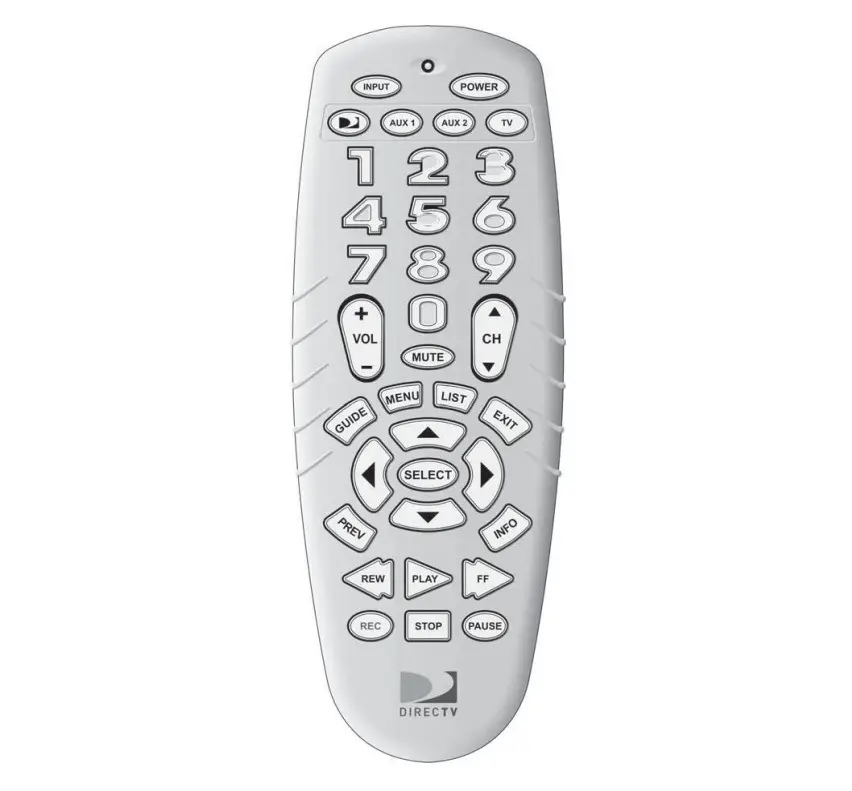Directv Big Button Remote User Guide