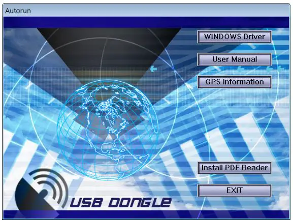 GlobalSat ND-105X GPS Dongle - Autorun
