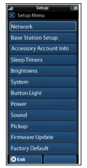 Displaying the Settings