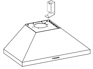 FISHER PAYKEL Wall Range Hood Chimney Pyramid - ELECTRICAL