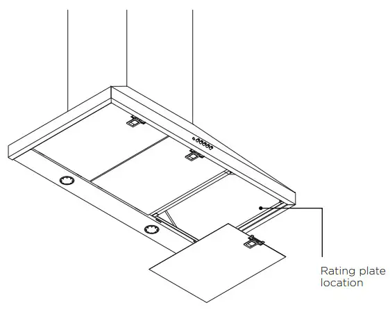 FISHER PAYKEL Wall Range Hood Chimney Pyramid - ELECTRICIAL