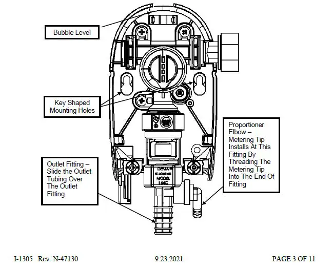 DEMA I1305 Fusion One Housekeeping Chemical Dispensing System fig3