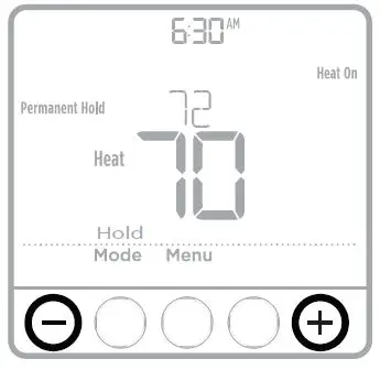Honeywell TH6100AF2004 T6 Hydronic Programmable Thermostat fig11