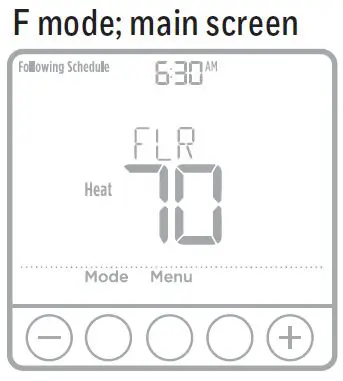 Honeywell TH6100AF2004 T6 Hydronic Programmable Thermostat fig3