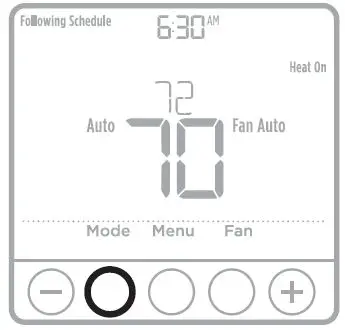 Honeywell TH6100AF2004 T6 Hydronic Programmable Thermostat fig5
