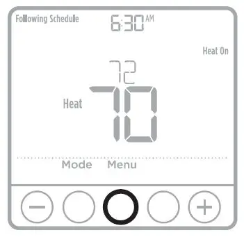 Honeywell TH6100AF2004 T6 Hydronic Programmable Thermostat fig9