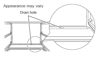 drain hole