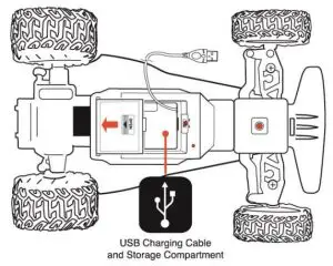 NEW BRIGHT 21HBRRHW Toy Transmitter - Charging the Battery