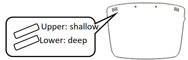 SHARP FG-F10M Face Shield- switching hole