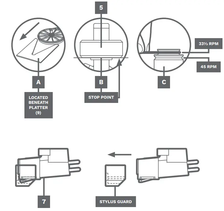 rega System One Turntable Amplifier Speakers and Even Cables - TURNTABLE SETUP