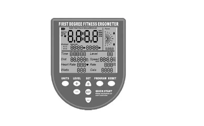 First Degree Fitness Vx-2 Vortex Compact Rower Owner's Manual