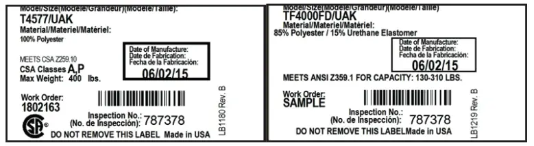 Honeywell MFP9720029 Harnesses And Body Belts - fig27