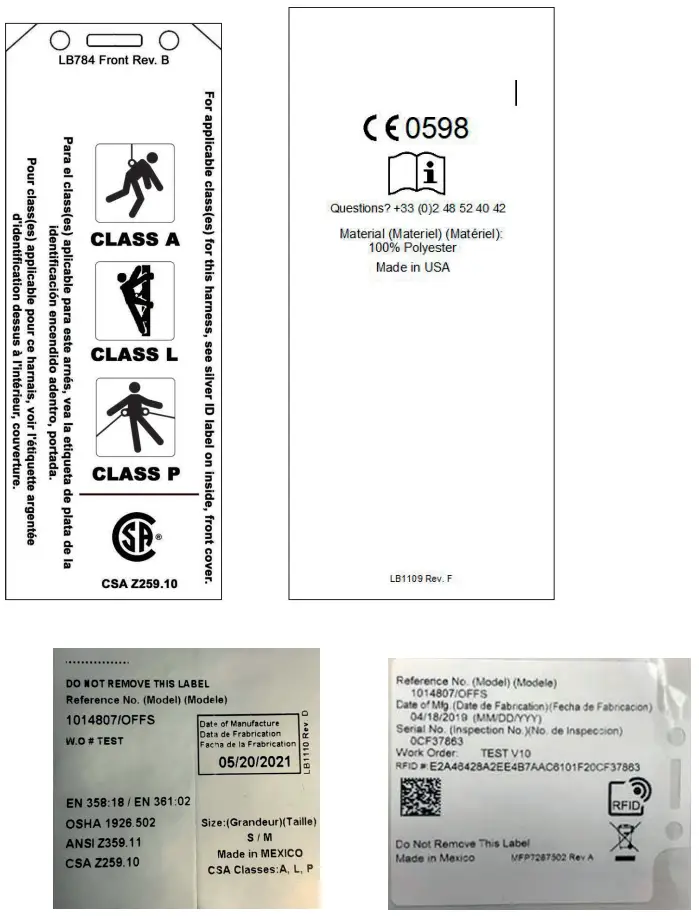 Honeywell MFP9720029 Harnesses And Body Belts - fig30