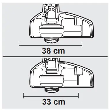 RYOBI R18LTR38 Brushless Line Trimmer Kit Instruction Manual - ADJUSTING THE CUTTING LINE