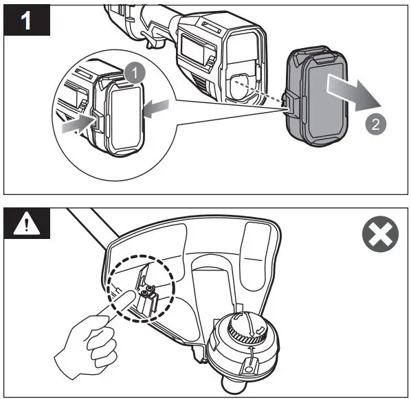 RYOBI R18LTR38 Brushless Line Trimmer Kit Instruction Manual - CLEANING THE PRODUCT