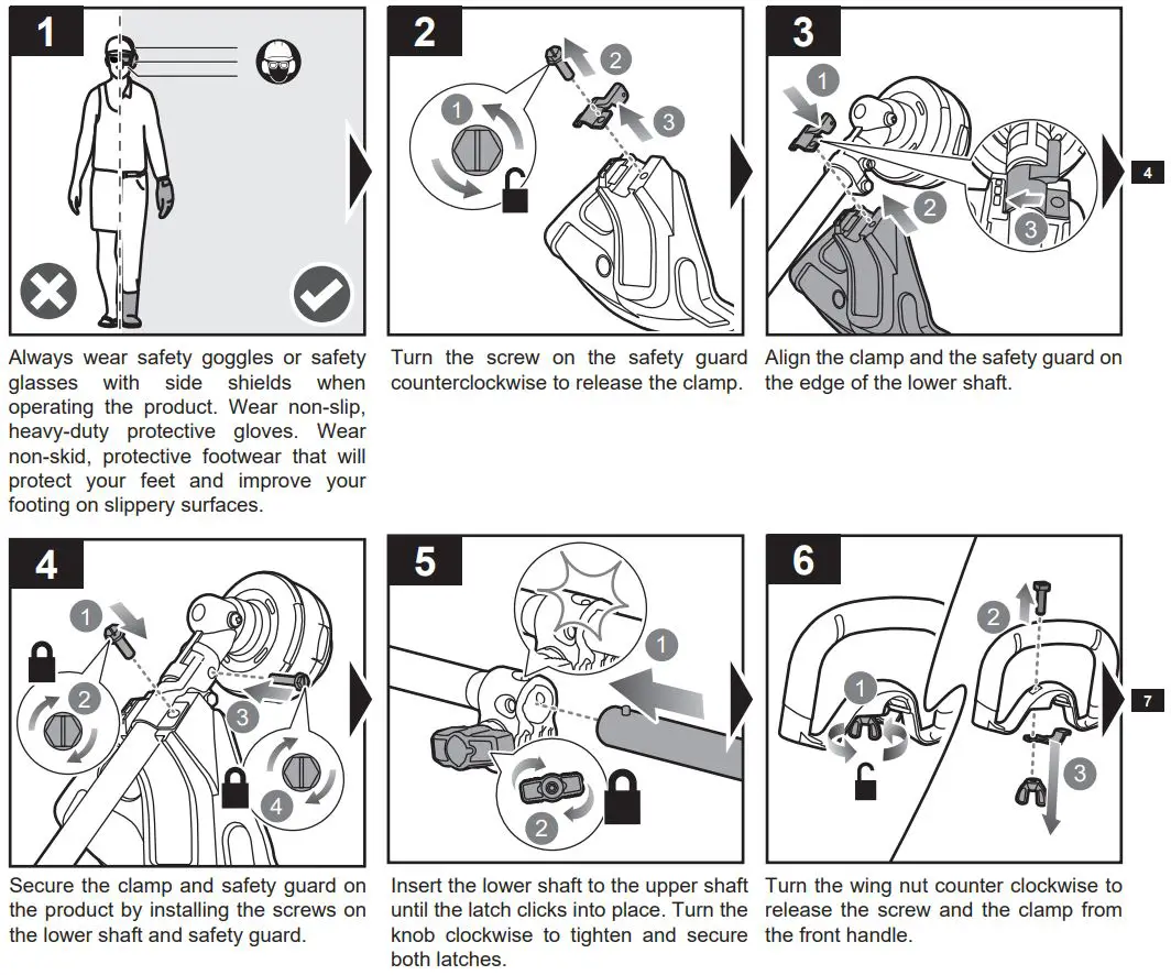 RYOBI R18LTR38 Brushless Line Trimmer Kit Instruction Manual - Getting started