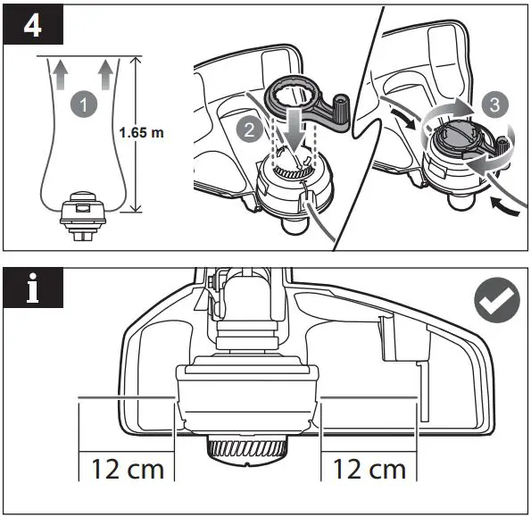 RYOBI R18LTR38 Brushless Line Trimmer Kit Instruction Manual - REPLACING THE LINE