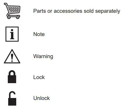 RYOBI R18LTR38 Brushless Line Trimmer Kit Instruction Manual - SYMBOLS IN THIS MANUAL