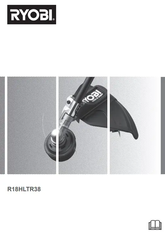RYOBI R18LTR38 Brushless Line Trimmer Kit Instruction Manual