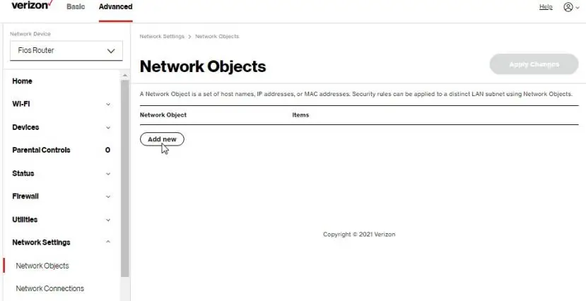 Network Objects