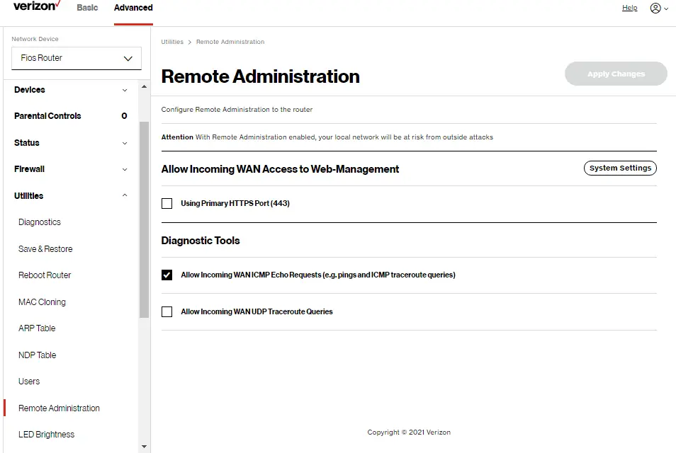 Remote Administration