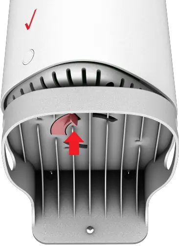 Twist to release router from mount