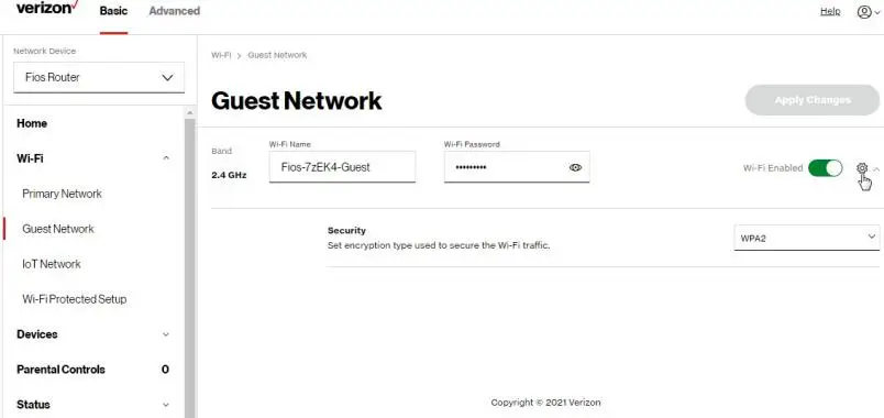 Wi-Fi: Guest Network