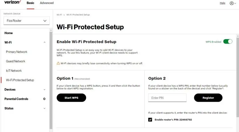 Wi-Fi Protected Setup (WPS)