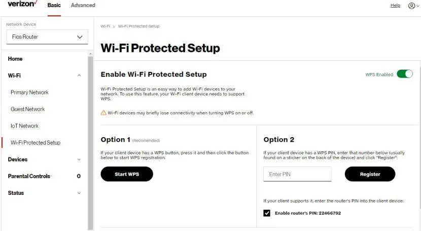 Wi-Fi Protected Setup (WPS)