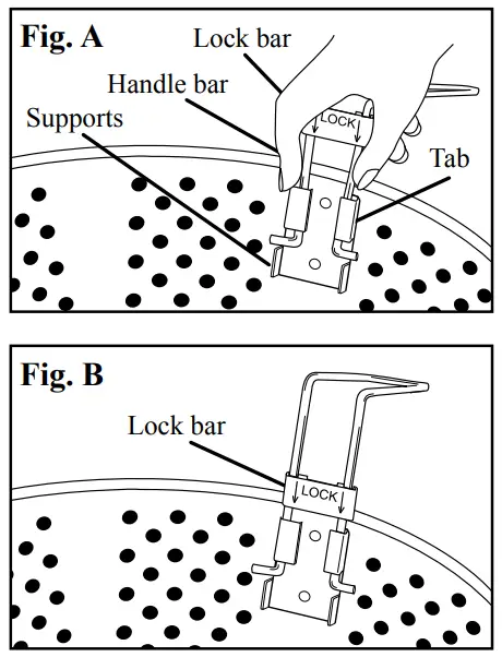 PRESTO 00J2JKC1EFAGT6F FryDaddy Plus Electric Deep Fryer-Basket Handle Assembly