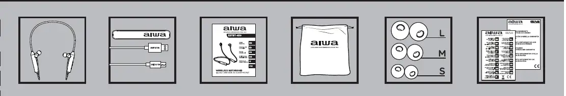 aiwa ESTBT-450 Wireless Neckband Quad Driver In-Earphones FIG1