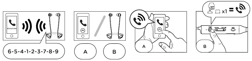 aiwa ESTBT-450 Wireless Neckband Quad Driver In-Earphones FIG10