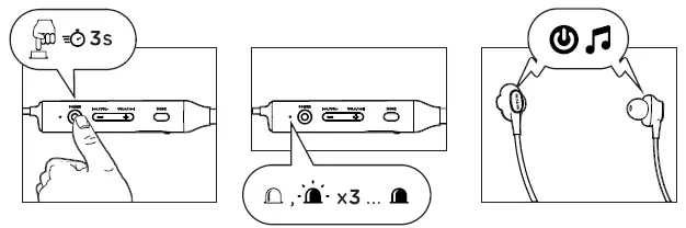 aiwa ESTBT-450 Wireless Neckband Quad Driver In-Earphones FIG3