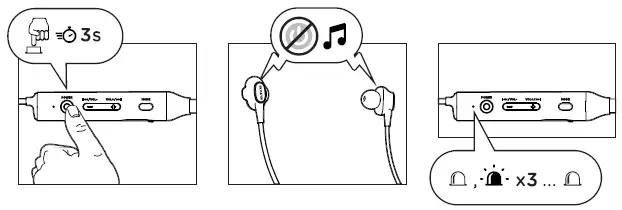 aiwa ESTBT-450 Wireless Neckband Quad Driver In-Earphones FIG4