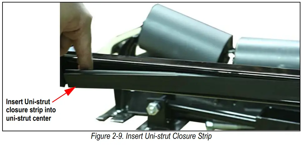 RICE LAKE BCi Weigh Frame Belt Scale Instruction Manual - Figure 2-9