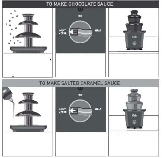 Joe Sephs Chocolate Caramel Fountain 10