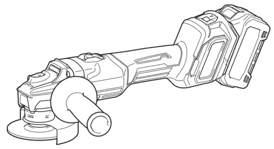 makita GA021G Cordless Angle Grinder -