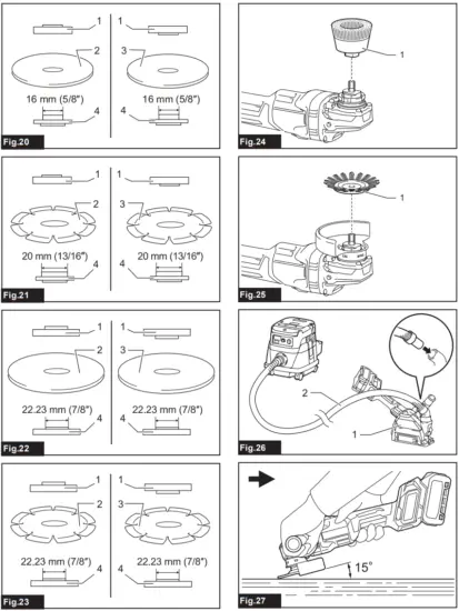 makita GA021G Cordless Angle Grinder - 4