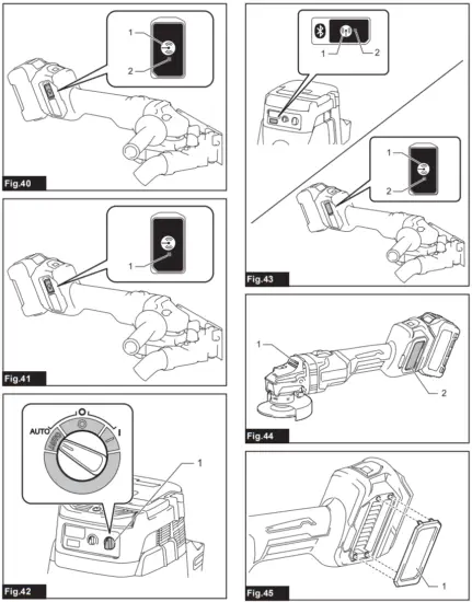 makita GA021G Cordless Angle Grinder - 7